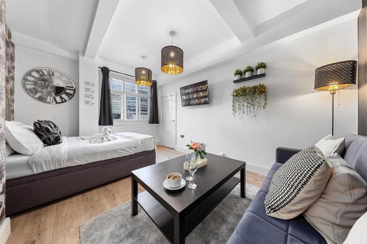 Central London Luxury, Relaxing Apartment! 2 Mins From Paddington Station! Phòng bức ảnh