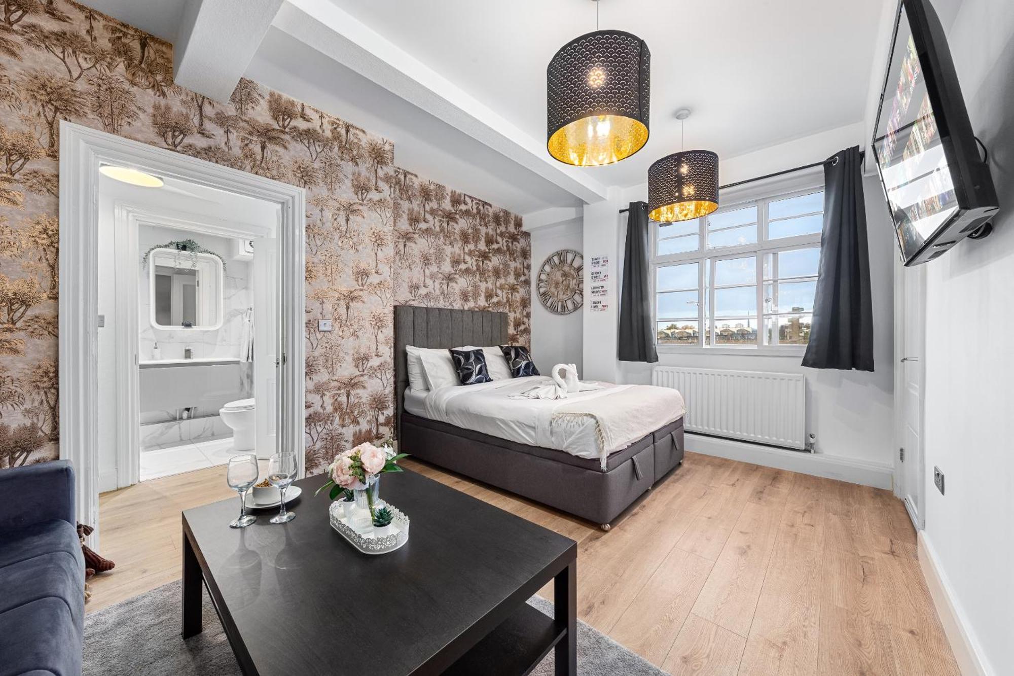 Central London Luxury, Relaxing Apartment! 2 Mins From Paddington Station! Ngoại thất bức ảnh