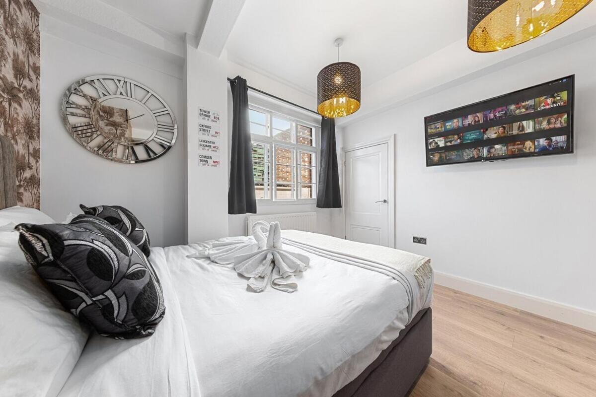Central London Luxury, Relaxing Apartment! 2 Mins From Paddington Station! Phòng bức ảnh